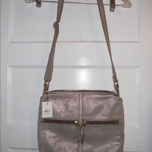 Fossil Erin Crossbody Metallic Purse New w/ tags